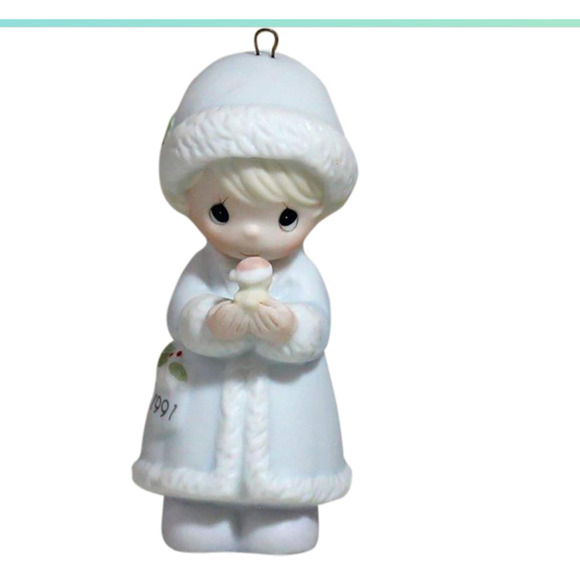 Precious Moments May Your Christmas Be Merry 1991 Ornament collector child love - Picture 1 of 4